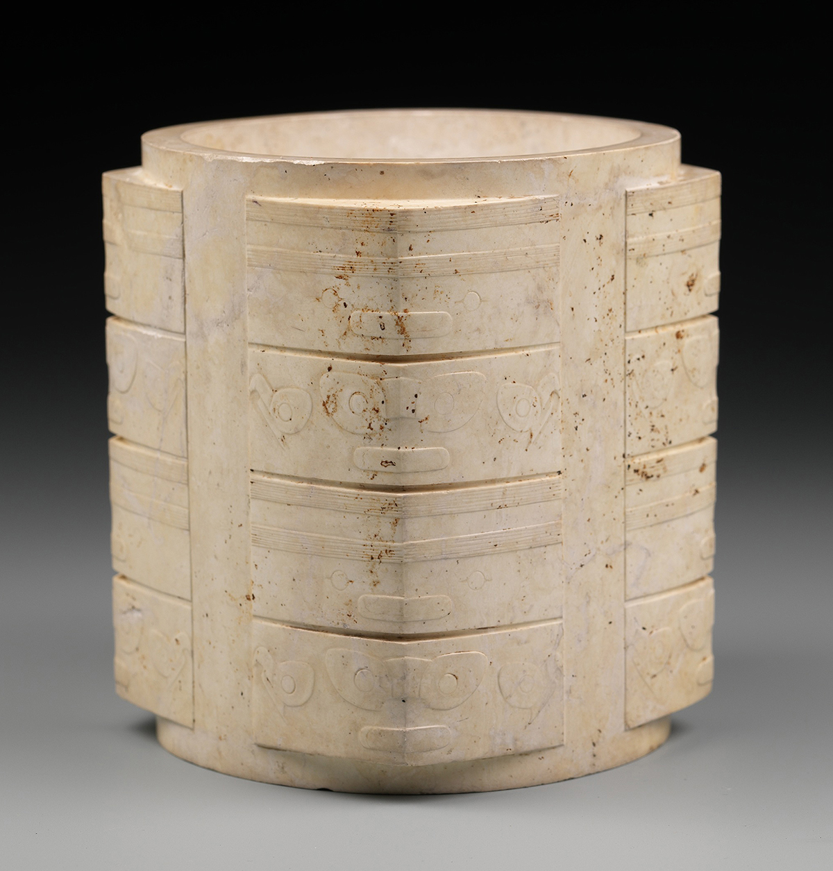 3良渚文化神人兽面纹玉琮 .jpg 3良渚文化神人兽面纹玉琮 .jpg